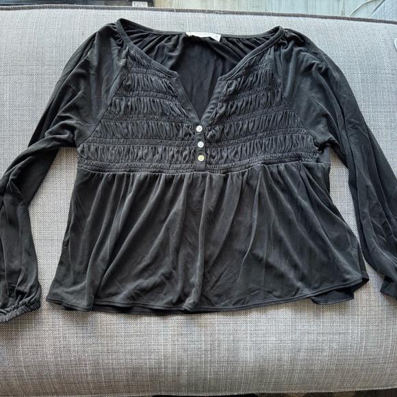 Lucky Brand Tops - Lucky Brand Women's Black Long Sleeve Top